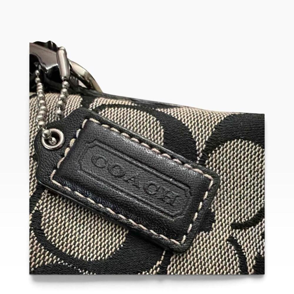 Vintage coach Hampton Signature Buckle Flap Shoulder Bag Y2k - Picture 6 of 8